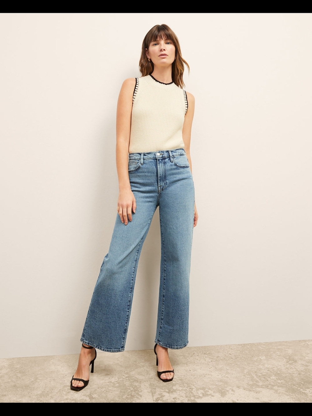 Frame Denim Le Pixie Jane Wide Leg Size 30 in Lomina